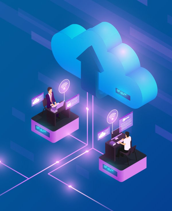 Qnap NAS Cloud Animation